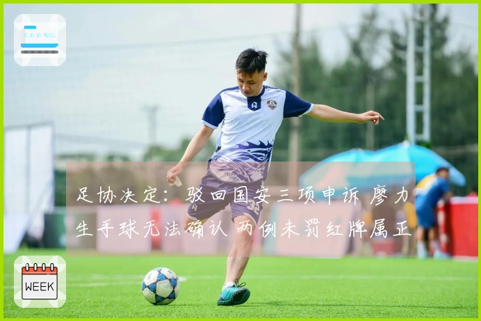 足协决定：驳回国安三项申诉 廖力生手球无法确认 两例未罚红牌属正确判罚